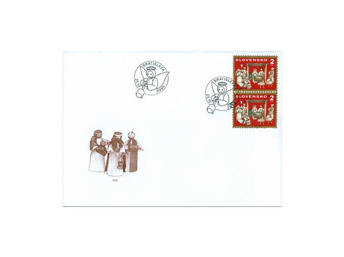 SR 1995 / 081 / Vianoce FDC