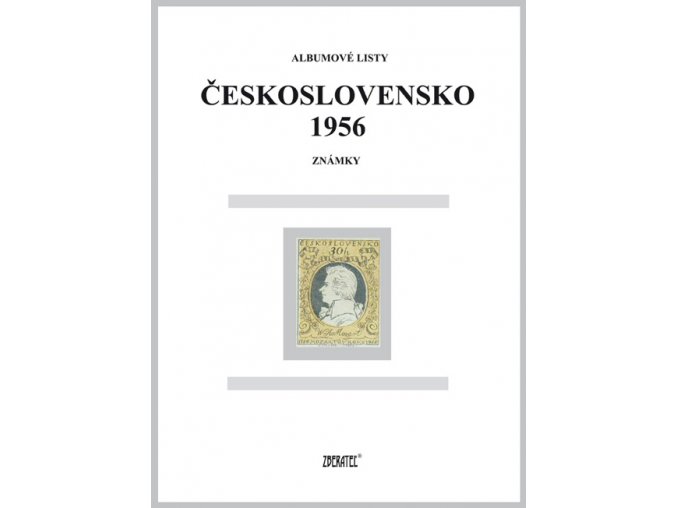 Albumové listy Československo 1956