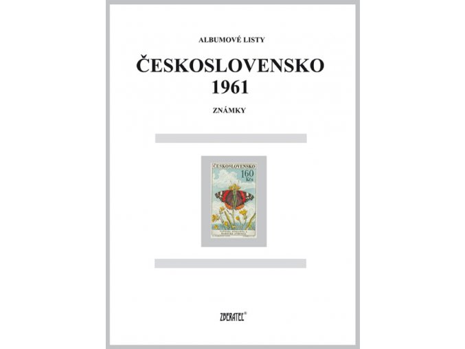 Albumové listy Československo 1961 I