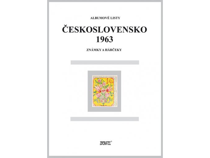 Albumové listy Československo 1963