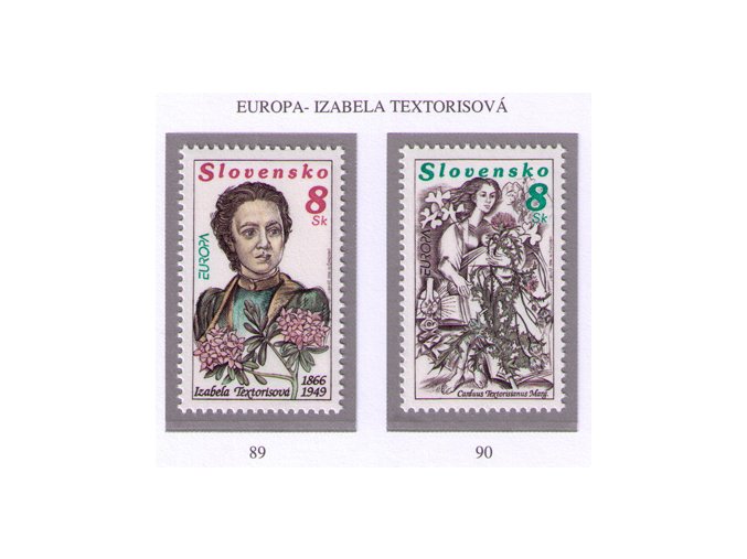 SR 1996 / 089-090 / EUROPA - slávne ženy