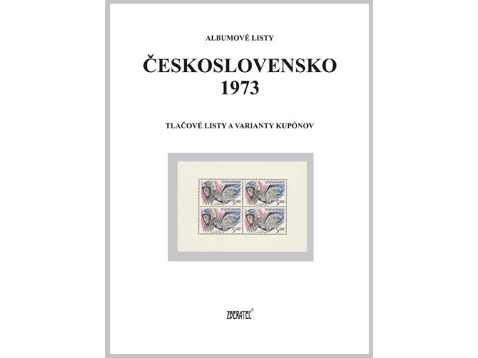 Albumové listy Československo 1973 II