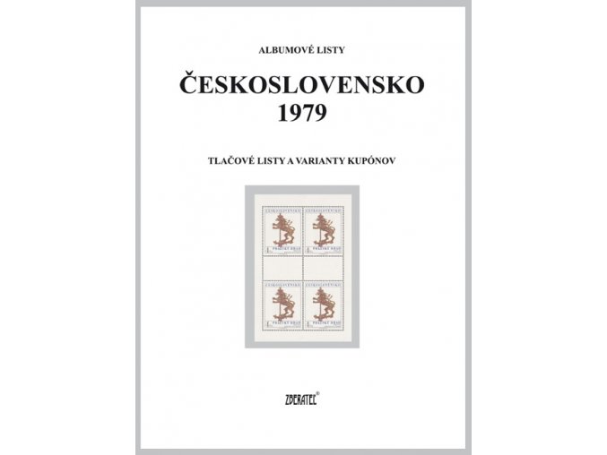Albumové listy Československo 1979 II