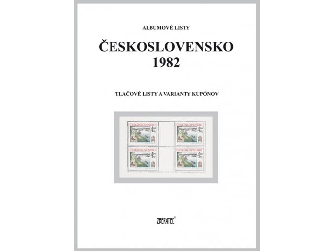 Albumové listy Československo 1982 II