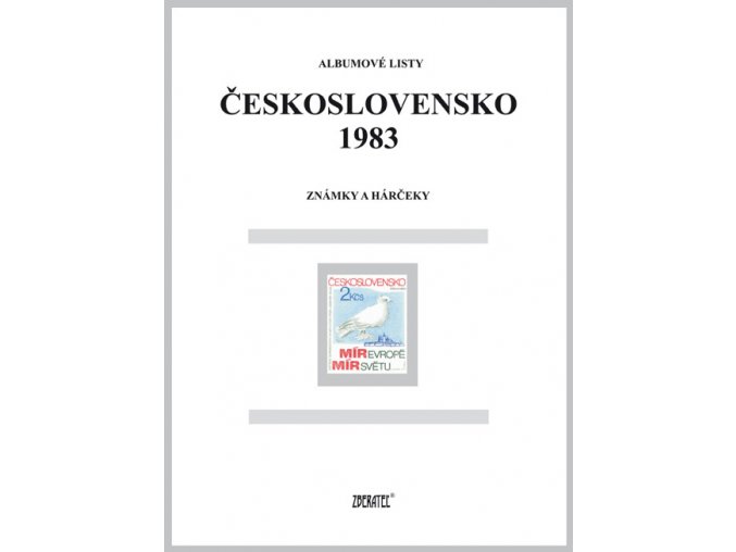 Albumové listy Československo 1983 I