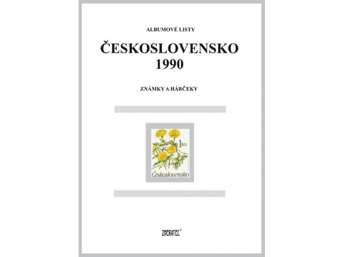 Albumové listy Československo 1990 I