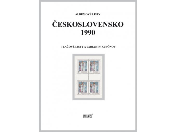 Albumové listy Československo 1990 II