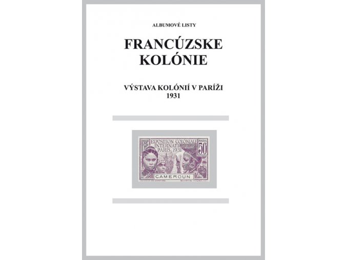 Albumové listy Franc kol 1931 Výstava Paris