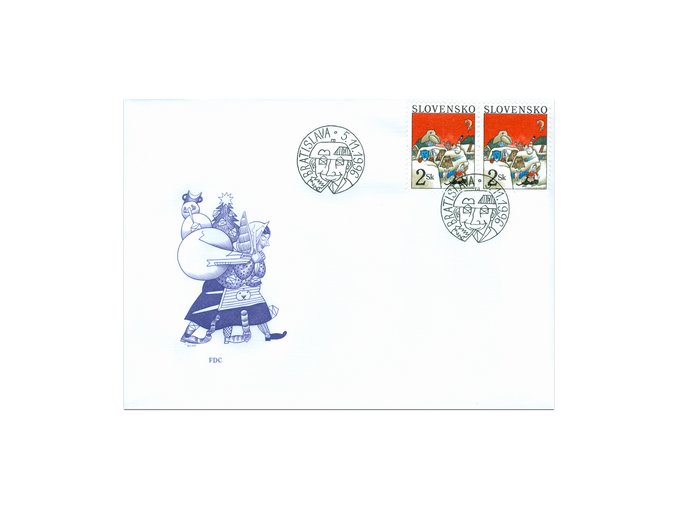 SR 1996 / 106 / Vianoce FDC
