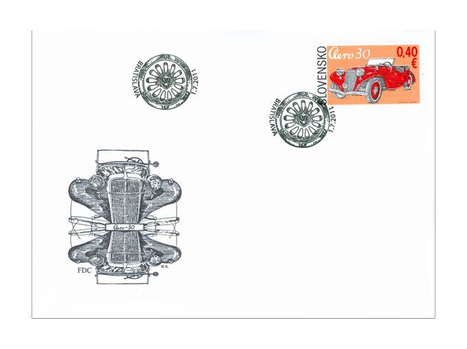 SR 2011 / 500-501 / Technické pamiatky FDC (2)