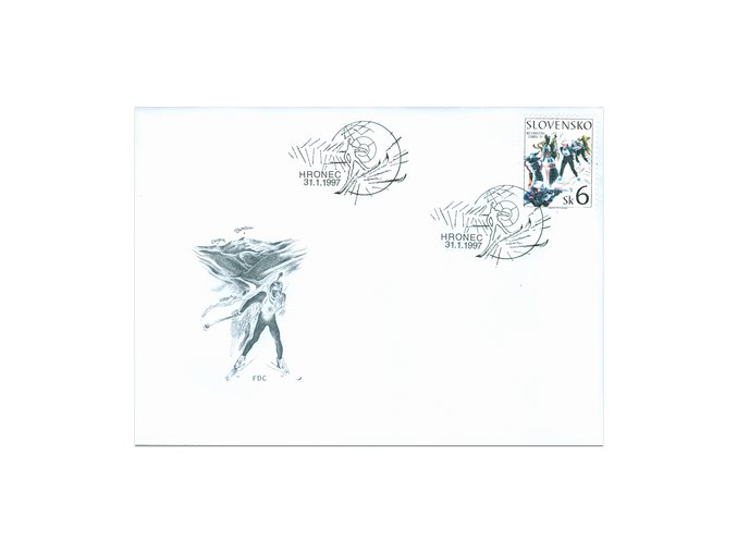 SR 1997 / 113 / MS v biatlone - Osrblie FDC