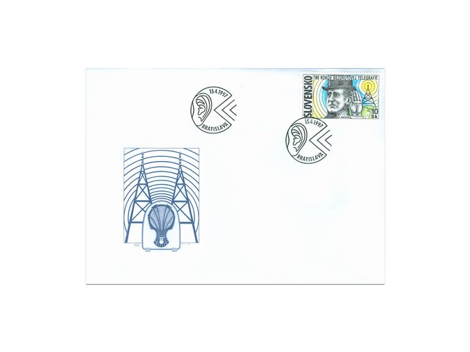 SR 1997 / 117 / 100 rokov bezdrôtovej telegrafie FDC