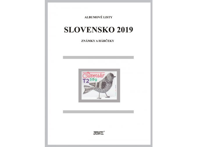 Albumové listy SR 2019 I