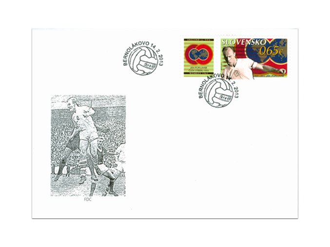 SR 2013 / 533 / Osobnosti - Ján Popluhár FDC