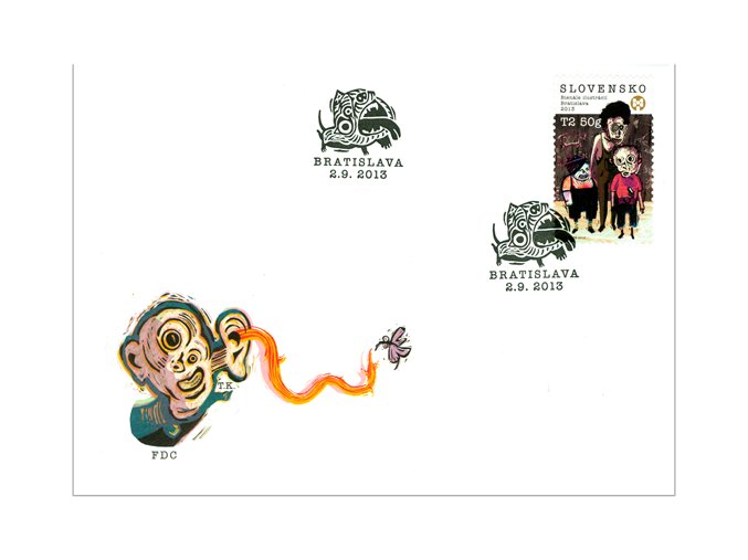 SR 2013 / 545 / Bienále ilustrácií Bratislava FDC