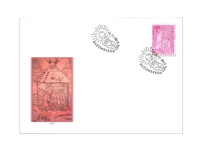 SR 2013 / 551 / Vianoce FDC