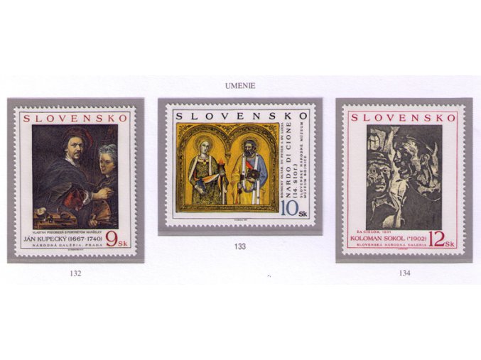 SR 1997 / 132-134 / Umenie
