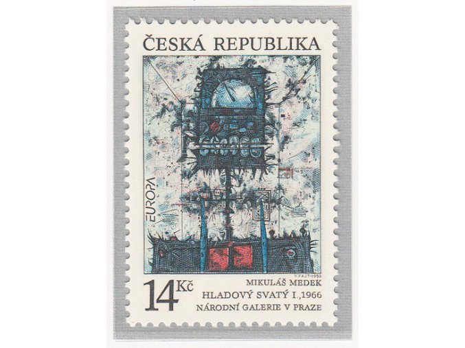 ČR 1993 / 005 / EUROPA - Moderné umenie