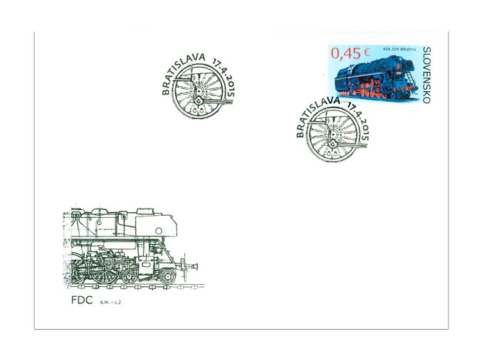 SR 2015 / 586-587 / Technické pamiatky FDC (2)