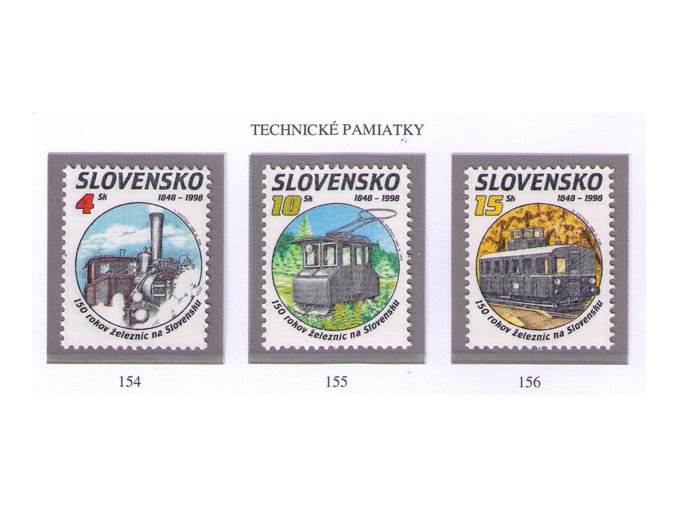 SR 1998 / 154-156 / Technické pamiatky