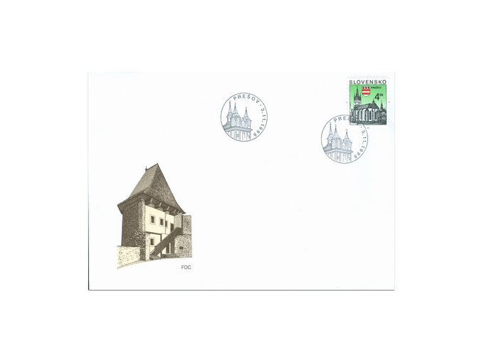 SR 1998 / 166 / Mestá - Prešov FDC