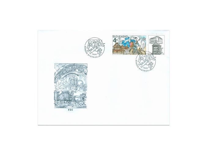 SR 1998 / 168 / Deň poštovej známky FDC