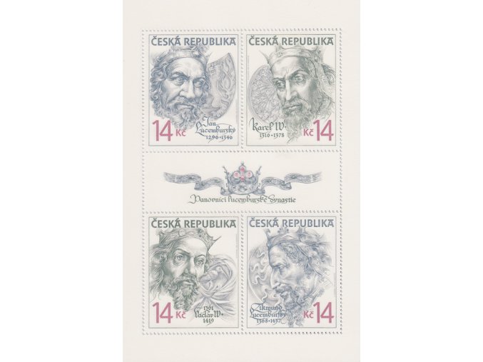 ČR 1996 / 105-108 H / Luxemburská dynastia