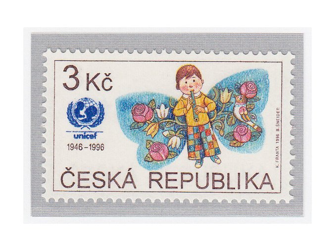 ČR 1996 / 121 / 50. výročie UNICEF