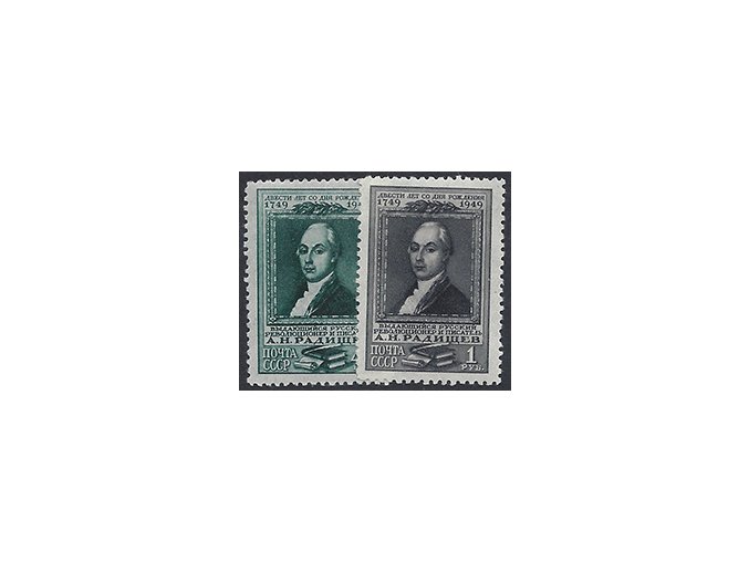 ZSSR 1949 /1369-1370/ A. Radischtschew 200. výročie narodenia **