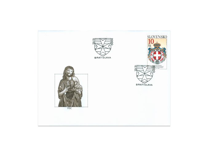 SR 2000 / 220 / Poštová dohoda so Zvrchovaným rádom maltézskych rytierov FDC