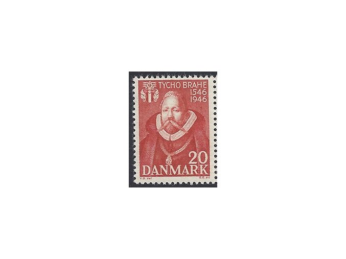 Dánsko 1946 /294/ 400. výročie narodenia: Tycho Brahe **