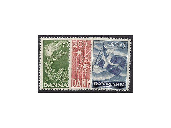 Dánsko 1947 /295-297/ boj za slobodu **