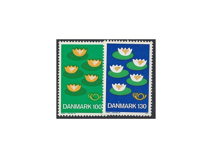 Dánsko 1977 /635-636/ Ochrana životného prostredia **