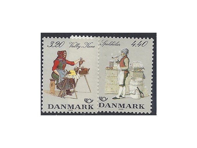 Dánsko 1989 /947-948/ Ľudové kroje **