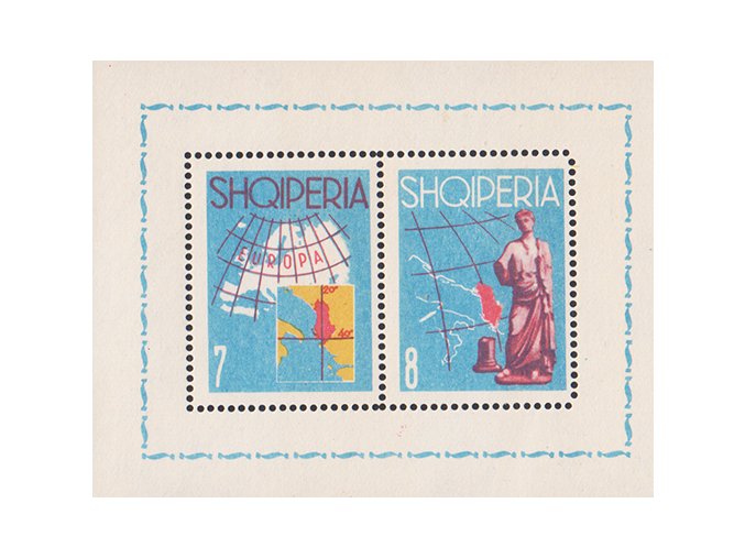 Albánsko 0686 Bl 13 A