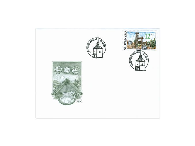 SR 2001 / 231-232 / Krásy našej vlasti FDC (2)