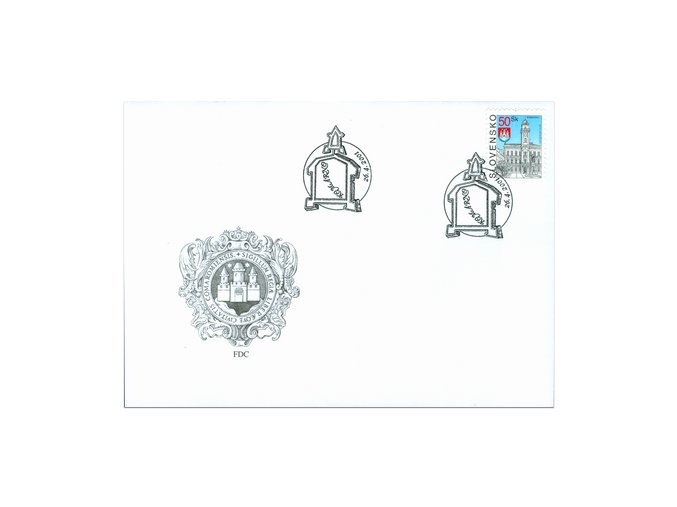 SR 2001 / 233 / Mestá - Komárno FDC