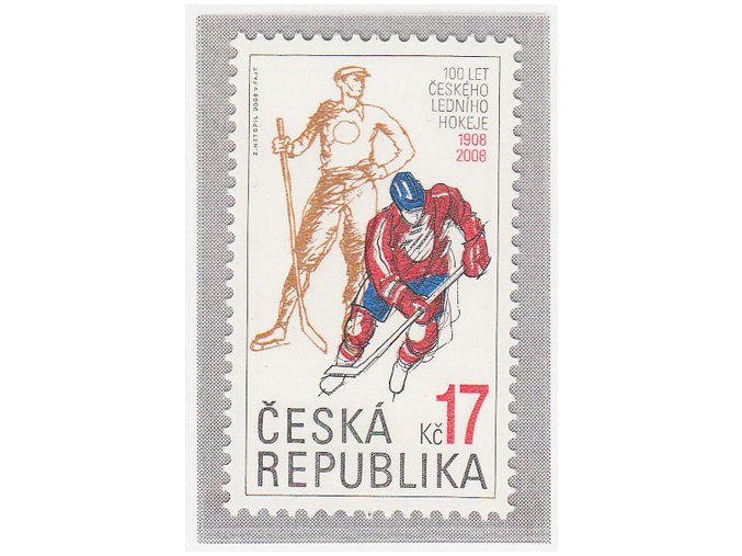 ČR 2008 / 559 / 100 rokov českého ľadového hokeja