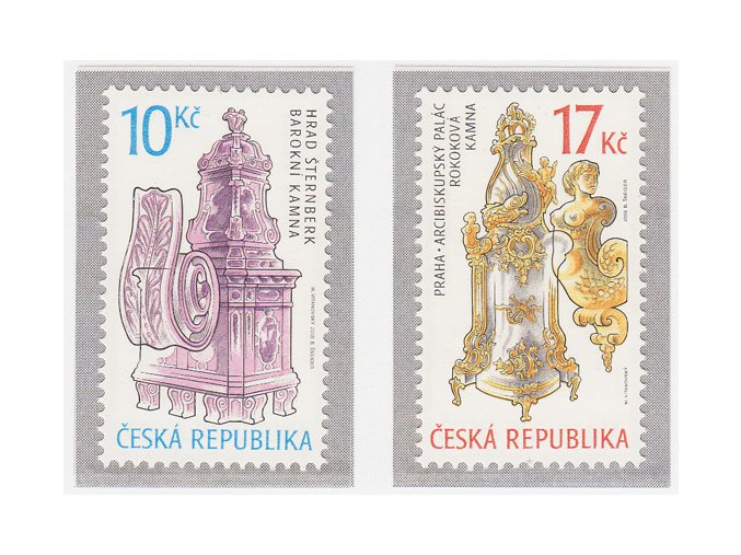 ČR 2008 / 576-577 / Umelecké remeslá - historické kachle