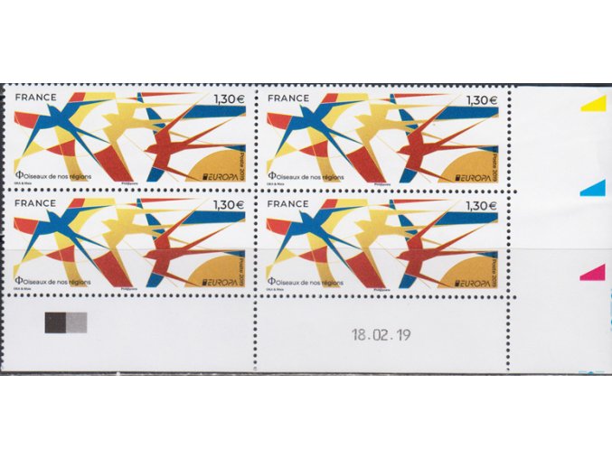 Francúzsko 7320 EUROPA 4 bl