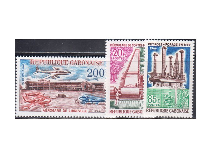 Gabun 0251 0252 + 0258