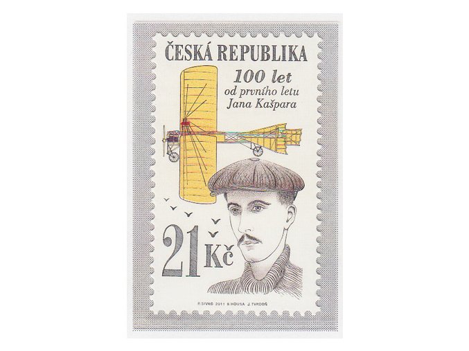 ČR 2011 / 687 / 100 rokov od 1. letu Jana Kašpara