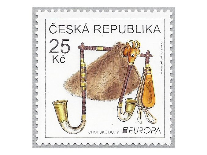 ČR 2014 / 805 / EUROPA - Národné hudobné nástroje