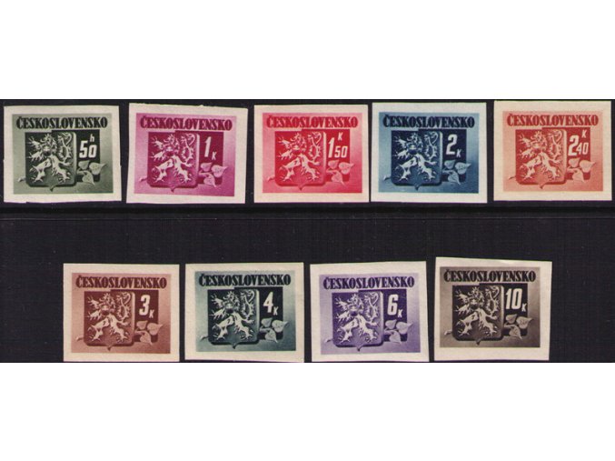 ČS 1945 / 0363-0370B / Bratislavské vydanie **