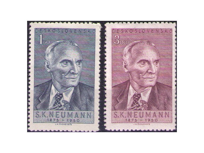 ČS 1950 / 0546-0547 / S. K. Neumann  **