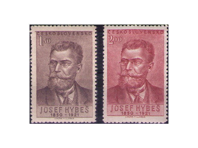 ČS 1951 / 0606-0607 / J. Hybeš **