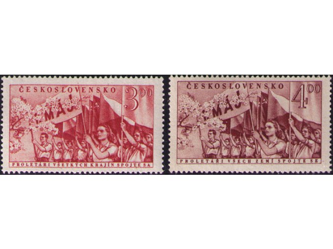ČS 1952 / 0651-0652 / 1. máj **