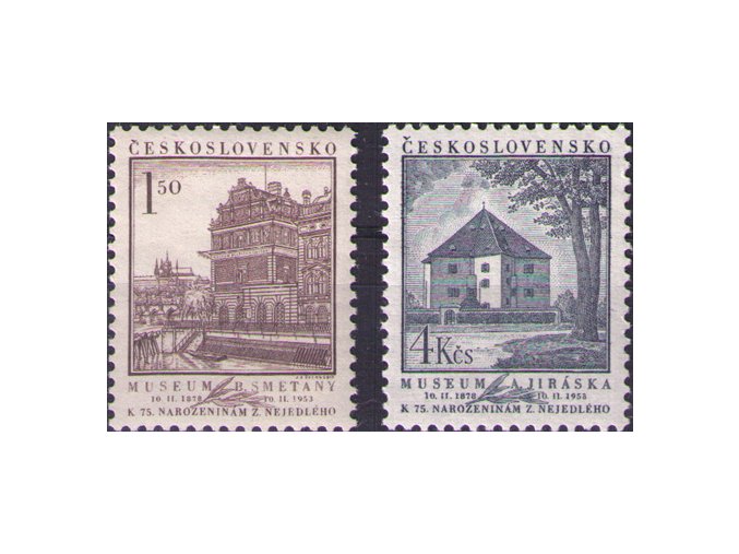 ČS 1953 / 0702-0703 / Z. Nejedlý **