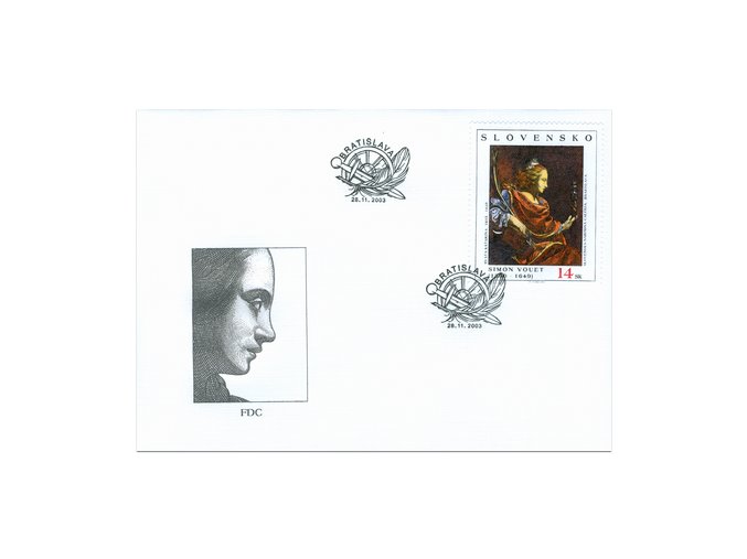 SR 2003 / 313-315 / Umenie FDC (3)