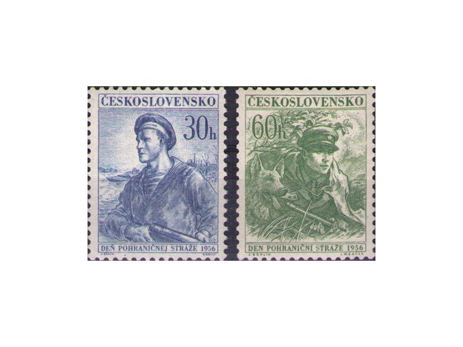 ČS 1956 / 0898-0899 / Pohraničná stráž **